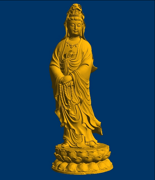 STL   cnc  3D   Mercy_12 /3d relief model for cnc in STL file format Goddess Of Mercy_12